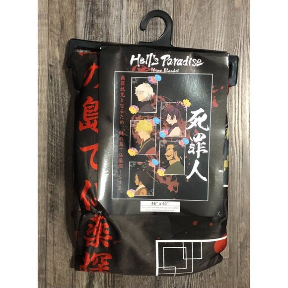 Hell's Paradise Jigokuraku Magna Soft Throw Blanket 46x60" New - Picture 1 of 3